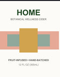 Home — Botanical Wellness Cider label