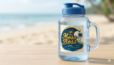 The Moss Boss sea moss shot bottle