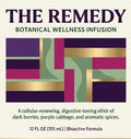 The Remedy — Botanical Wellness Infusion label